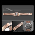 SKMEI 1474 Brand Watch Women Digital Wristwatches Stainless Steel Band LED Digital Watch Square Sport Watches Women 2019